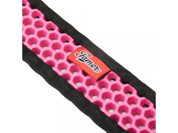 SOFTY Halsband | Länge: 40-46cm | Breite: 4,3cm | Farbe: schwarz/pink